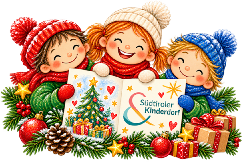 Kinder Weihnachtskarte
